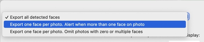 Frame-A-Face Preferences General tab